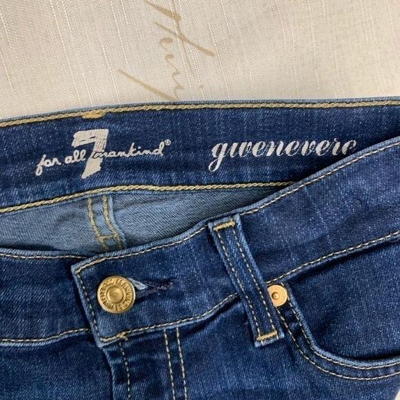 7 for all mankind gwenevere denim jeans - Picture 5 of 7